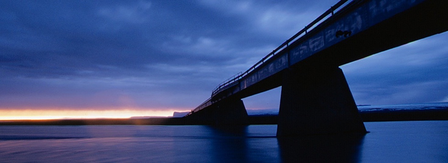 Bridge over water